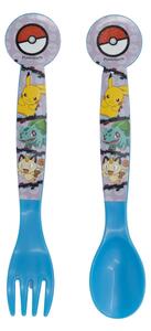 STOR 2 DB MŰANYAG evőeszköz készlet POKÉMON