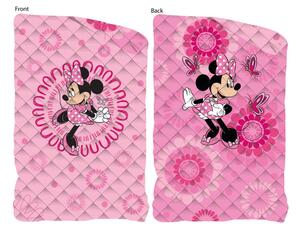Disney Minnie egér kétoldalas paplan, ágytakaró - 170 x 260 cm