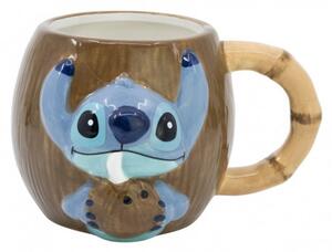Dolomit 3D Bögre 450ml Ajándékdobozban Stitch kókuszdió