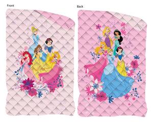Disney Hercegnők kétoldalas paplan, ágytakaró - 170 x 260 cm