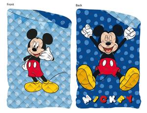Disney Mickey egér kétoldalas paplan, ágytakaró - 170 x 260 cm