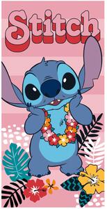 Disney Stitch Ohana Means Family Eco Friendly gyorsan száradó strandtörölköző - 70x140 cm