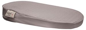 Fűtött steppelt pelenkázólap Quilted Waves hullámok, Chalk Brown