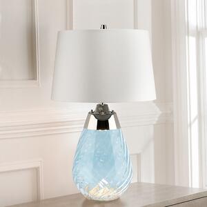 Elstead glamour modern asztali lámpa lena small fehér kék elslenatlsblueowss