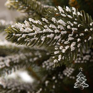 Karácsonyfa Kanadai lucfenyő havas 180 cm