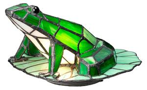 Elstead modern asztali lámpa tiffany animal lamps barna zöld elsqz-frog-tl