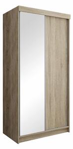 Gardróbszekrény Dover 103, Laminált forgácslap, 200x100x62cm, Sonoma tölgy