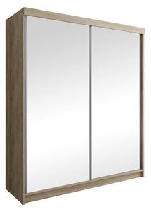 Gardróbszekrény Dover 106, Laminált forgácslap, 200x200x62cm, Sonoma tölgy