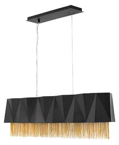 Elstead glamour modern függeszték zuma fekete arany elshk-zuma-isle-sbg