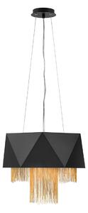 Elstead glamour modern függeszték zuma fekete arany elshk-zuma6-sbg