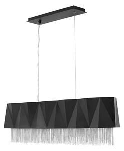 Elstead glamour modern függeszték zuma fekete ezüst elshk-zuma-isle-sbs