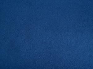 Divatos Baloldali Kék Bársonyszövet Dívány 90 x 52 cm-es Ülőfelülettel BIARRITZ