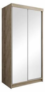 Gardróbszekrény Dover 102, Laminált forgácslap, 200x100x62cm, Sonoma tölgy