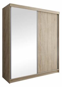 Gardróbszekrény Dover 107, Laminált forgácslap, 200x200x62cm, Sonoma tölgy