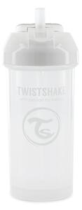 Twistshake Straw Cup kulacs szívoszállal 360ml 6hónap+, fehér