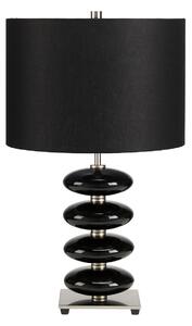 Elstead glamour modern asztali lámpa onyx fehér fekete elsonyx-tl-blk