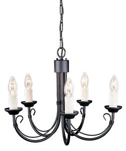 Elstead klasszikus csillár chartwell fekete elsch5-black