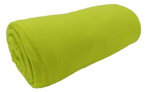 Világoszöld fleece takaró 150x200 cm Plain – JAHU collections