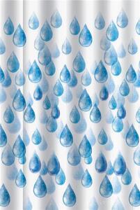 WATER DROP - Impregnált textil zuhanyfüggöny - 180 x 200 cm
