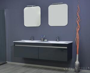 TMP MEDIA fürdőszobai tükör LED világítással - 60 x 65 cm