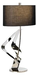 Elstead modern asztali lámpa ribbon fekete nikkel elsribbon-tl