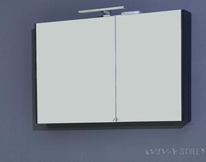 TMP SHARP 105 - ANTRACIT - Tükrös fürdőszobai szekrény - 100 cm