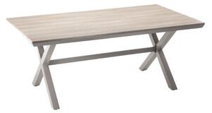Alumínium kerti asztal Polywood asztallappal 180 × 100 × 75 cm