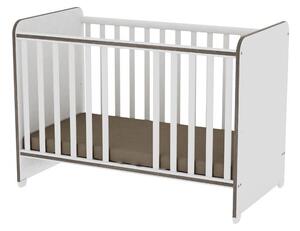 Lorelli Sweet Dream kiságy 60x120 - White &amp; Coffee / Fehér &amp; Kávé