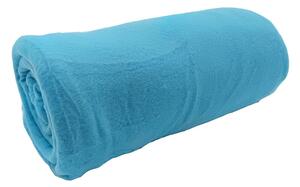 Türkiz fleece takaró 150x200 cm Plain – JAHU collections