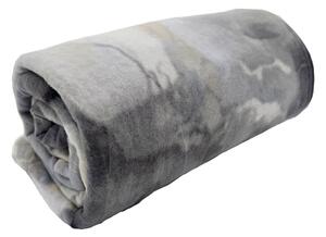 Szürke fleece takaró 150x200 cm Marble – JAHU collections