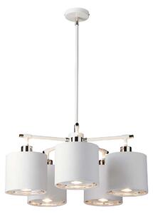 Elstead modern csillár balance fehér festett nikkelfény elsbalance5-wpn