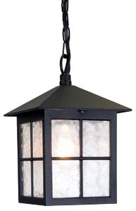 Elstead klasszikus kültéri függeszték winchester fekete átlátszó IP43 elsbl18b-black