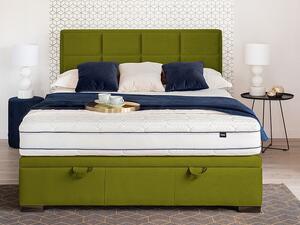 Maison Velvet ágyneműtartós ágykeret zöld 160cm