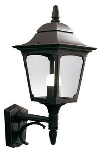 Elstead klasszikus kültéri fali lámpa chapel fekete átlátszó elscp1-black IP44