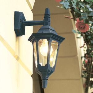 Elstead klasszikus kültéri fali lámpa parish fekete átlátszó elsprm2-black IP44
