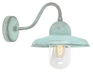 Elstead loft vintage kültéri fali lámpa somerton patina zöld elssomerton-v
