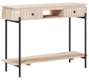VidaXL Kézzel készített kis asztal Fehér 100 x 30 x 76 cm
