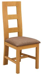 VidaXL Étkezőszék 2 pcs Tömör Tölgyfa Szürke 45 x 51 x 105 cm
