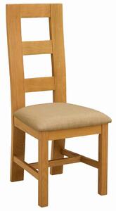VidaXL Étkezőszék 2 pcs Tömör Tölgyfa Bézs 45 x 51 x 105 cm