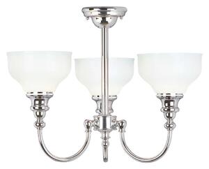 Elstead glamour klasszikus fürdőszobai lámpa cheadle fehér króm elsbath-cd3 IP44