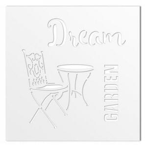 Dream Garden mintás torta stencil