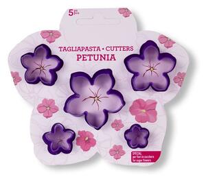 5 részes petúnia virág alakú süti kiszúró készlet