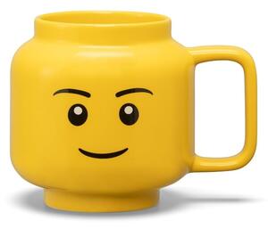 Sárga kerámia gyerek bögre 530 ml Head – LEGO®