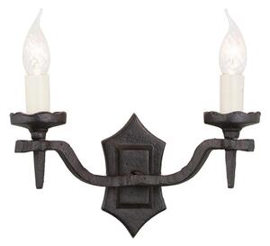 Elstead klasszikus fali lámpa rectory fehér fekete elsry2b-black