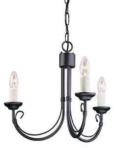 Elstead klasszikus csillár chartwell fekete elsch3-black