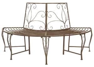 VidaXL Körfa pad 4 személyes 160 x 80 x 89 cm Acél