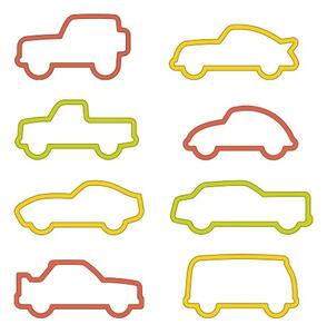 8 részes műanyag autós kiszúró készlet Tescoma Delícia Kids
