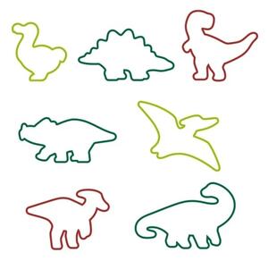 7 részes műanyag dinoszaurusz kiszúró készlet Tescoma Delícia Kids