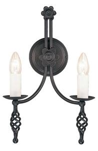 Elstead klasszikus fali lámpa belfry fekete elsby2-black