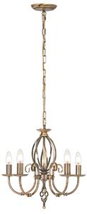 Elstead klasszikus csillár artisan antik sárgaréz elsart5-agd-brass